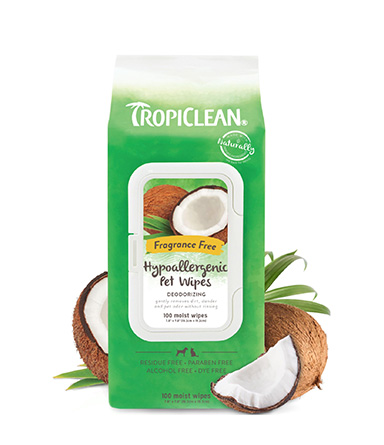 Tropical Clean Hypoallergenic Pet Wipes
